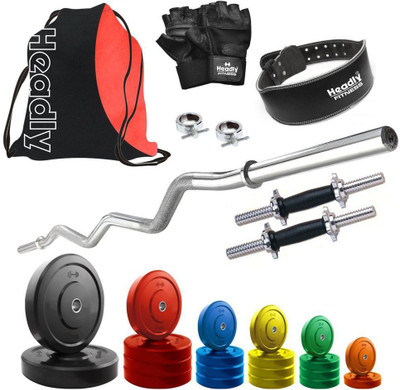 

Headly Premium CP-HR-72KGCOMBO24 Coloured Home Gym Kit