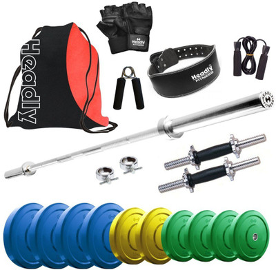 

Headly Premium CP-HR-25KGCOMBO29 Coloured Home Gym Kit