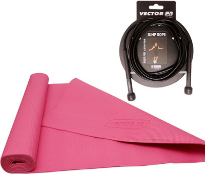 

Vector X 4mm Yoga Mat and VXF 684 Skipping Rope Gym & Fitness Kit
