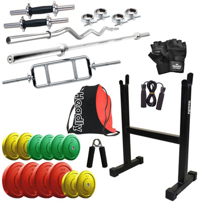 

Headly Premium CP-HR-38KGCOMBO12 Coloured Home Gym Kit