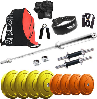

Headly Premium CP-HR-14KGCOMBO29 Coloured Home Gym Kit