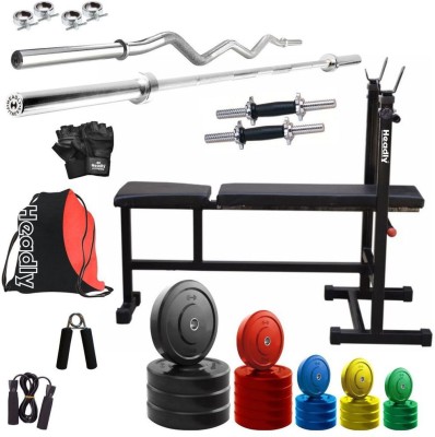 

Headly Premium CP-HR-100KGCOMBO5 Coloured Home Gym Kit