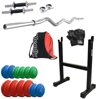 

Headly Premium CP-HR-40KGCOMBO15 Coloured Home Gym Kit
