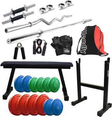 

Headly Premium CP-HR-40KGCOMBO16 Coloured Home Gym Kit