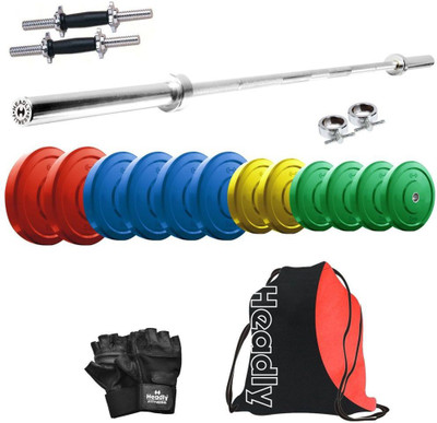 

Headly Premium CP-HR-35KGCOMBO10 Coloured Home Gym Kit