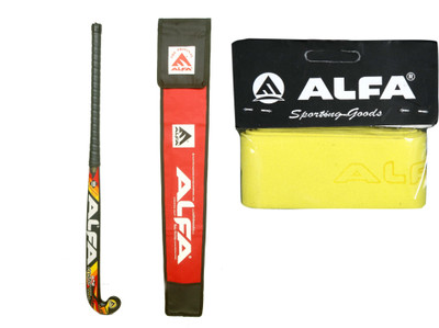 ALFA ALFA Hockey CaStle With Cover & Grip Hockey Kit