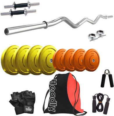 

Headly Premium CP-HR-14KGCOMBO3 Coloured Home Gym Kit