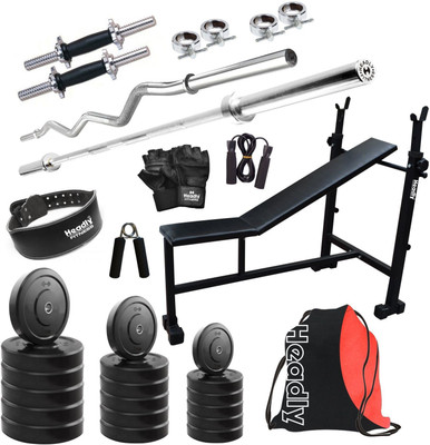 

Headly HR-62 kg Combo 6 Home Gym Kit