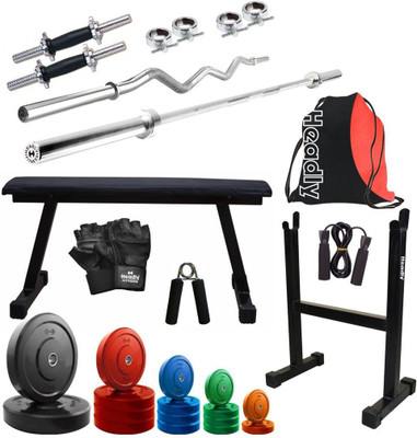 

Headly Premium CP-HR-62KGCOMBO16 Coloured Home Gym Kit