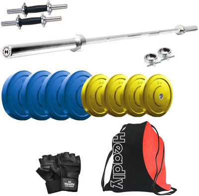 

Headly Premium CP-HR-22KGCOMBO10 Coloured Home Gym Kit
