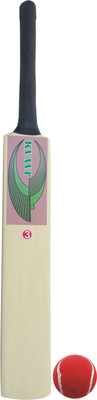 

Jayam FIRE WING (Size 3 Bat With Ball) Poplar Willow Cricket Bat(3, 650-800 g)