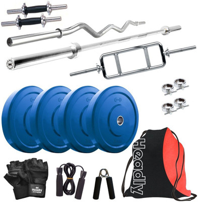 

Headly Premium CP-HR-12KGCOMBO1 Coloured Home Gym Kit