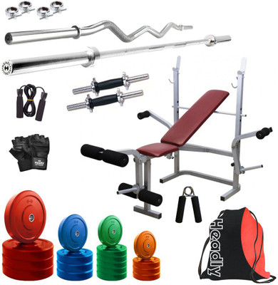 

Headly Premium CP-HR-48KGCOMBO8 Coloured Home Gym Kit