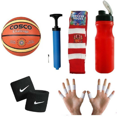 

Cosco Challenge BasketBall (Size-6) Combo Basketball Kit