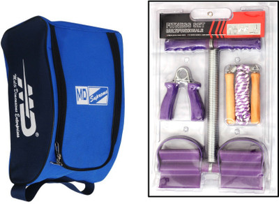 

MD Fitness Set - 3pcs with Bag Gym & Fitness Kit