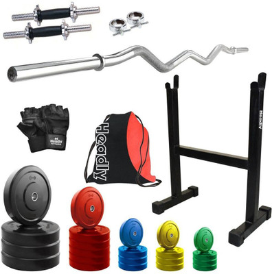 

Headly Premium CP-HR-100KGCOMBO15 Coloured Home Gym Kit