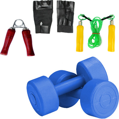 

Fitpro 6 Kg PVC Dumbbells+All Accessories Gym & Fitness Kit