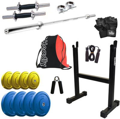 

Headly Premium CP-HR-22KGCOMBO17 Coloured Home Gym Kit