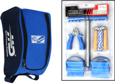 

MD Fitness Set - 3pcs with Bag Gym & Fitness Kit