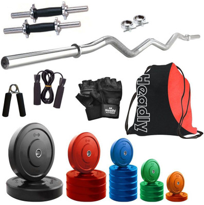 

Headly Premium CP-HR-68KGCOMBO3 Coloured Home Gym Kit