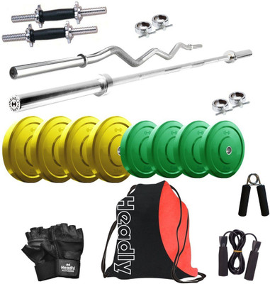 

Headly Premium CP-HR-18KGCOMBO2 Coloured Home Gym Kit