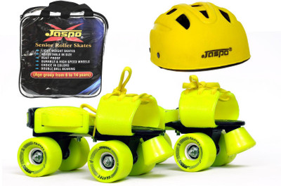 

Jaspo Jaspo Power Pack Dual Senior Skates Combo (skates+helmet+bag)suitable for age 6 to 14 years Skating Kit