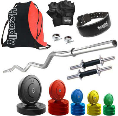 

Headly Premium CP-HR-70KGCOMBO24 Coloured Home Gym Kit