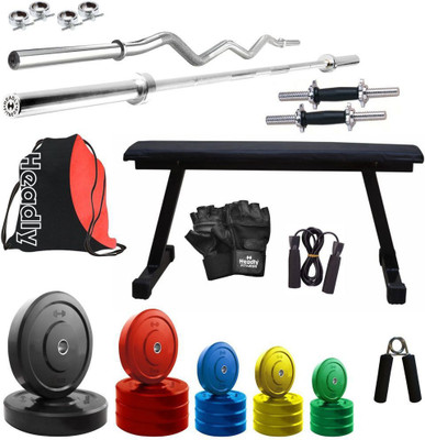 

Headly Premium CP-HR-70KGCOMBO7 Coloured Home Gym Kit