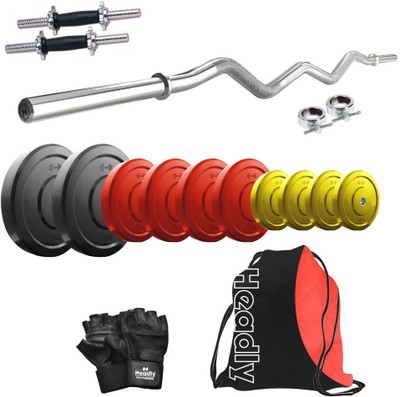 

Headly Premium CP-HR-50KGCOMBO4 Coloured Home Gym Kit