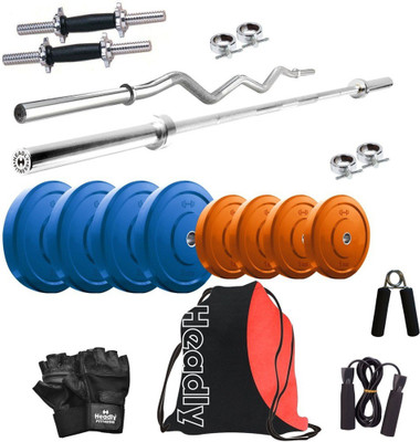 Headly Premium CP-HR-16KGCOMBO2 Coloured Home Gym Kit