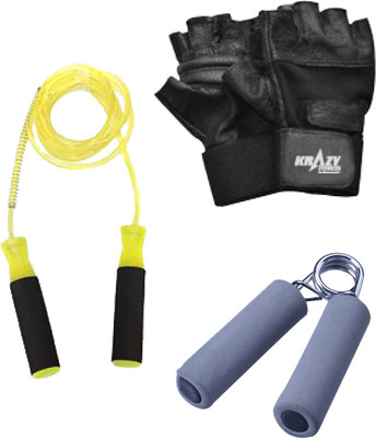 Krazy Fitness Exercise Accessories Combo-7 Gym & Fitness Kit