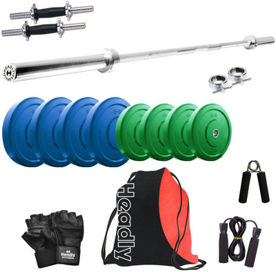 

Headly Premium CP-HR-20KGCOMBO9 Coloured Home Gym Kit