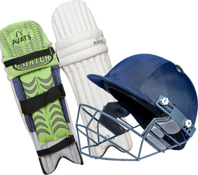 

Avats 1 Fiber Helmate & 1 Pad Piu Leather Cricket Kit