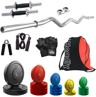 

Headly Premium CP-HR-65KGCOMBO3 Coloured Home Gym Kit