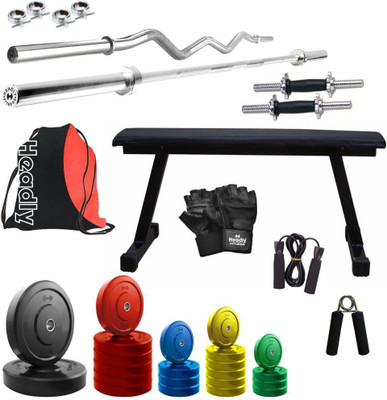 

Headly Premium CP-HR-85KGCOMBO7 Coloured Home Gym Kit