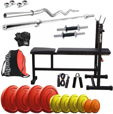 

Headly Premium CP-HR-32KGCOMBO5 Coloured Home Gym Kit