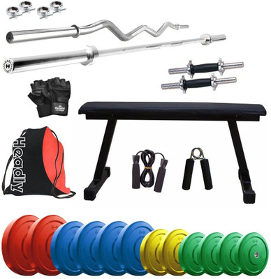 

Headly Premium CP-HR-35KGCOMBO7 Coloured Home Gym Kit