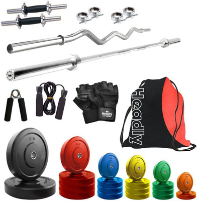 

Headly Premium CP-HR-72KGCOMBO2 Coloured Home Gym Kit