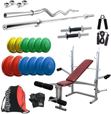 

Headly Premium CP-HR-35KGCOMBO8 Coloured Home Gym Kit