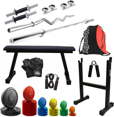 Headly Premium CP-HR-82KGCOMBO16 Coloured Home Gym Kit