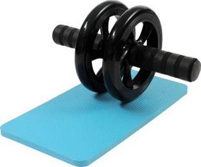 

Vinto DUAL PVC WHEEL QUICK AB EXERCISER WITH MAT Ab Exerciser(Black)