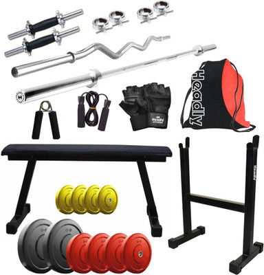 

Headly Premium CP-HR-50KGCOMBO16 Coloured Home Gym Kit