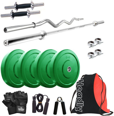 

Headly Premium CP-HR-8KGCOMBO2 Coloured Home Gym Kit