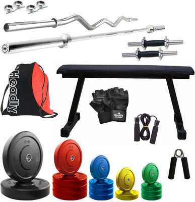 

Headly Premium CP-HR-65KGCOMBO7 Coloured Home Gym Kit