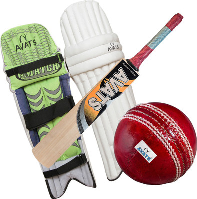 

Avats 1 Pad Piu Leather & 1 Kashmiri Willow Bat & 1 Ball Cricket Kit(Bat Size: Short Handle(Age Group 15+ Years))