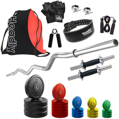 

Headly Premium CP-HR-100KGCOMBO23 Coloured Home Gym Kit
