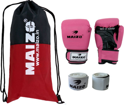 

Maizo Aerobic Boxing Glove Combo with Assorted Hand Wrap & Bag Boxing Kit