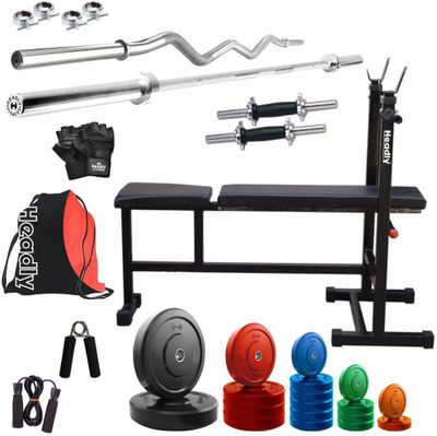 

Headly Premium CP-HR-68KGCOMBO5 Coloured Home Gym Kit
