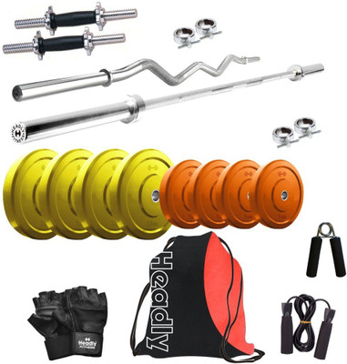 

Headly Premium CP-HR-14KGCOMBO2 Coloured Home Gym Kit