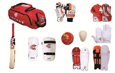 

CW Premium with Batting & Keeping Accessories in Senior Size Cricket Kit(Bat Size: 6 (Age Group 15+ Years))